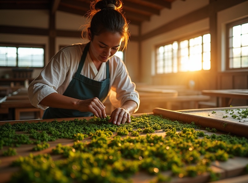 茶葉の加工工程