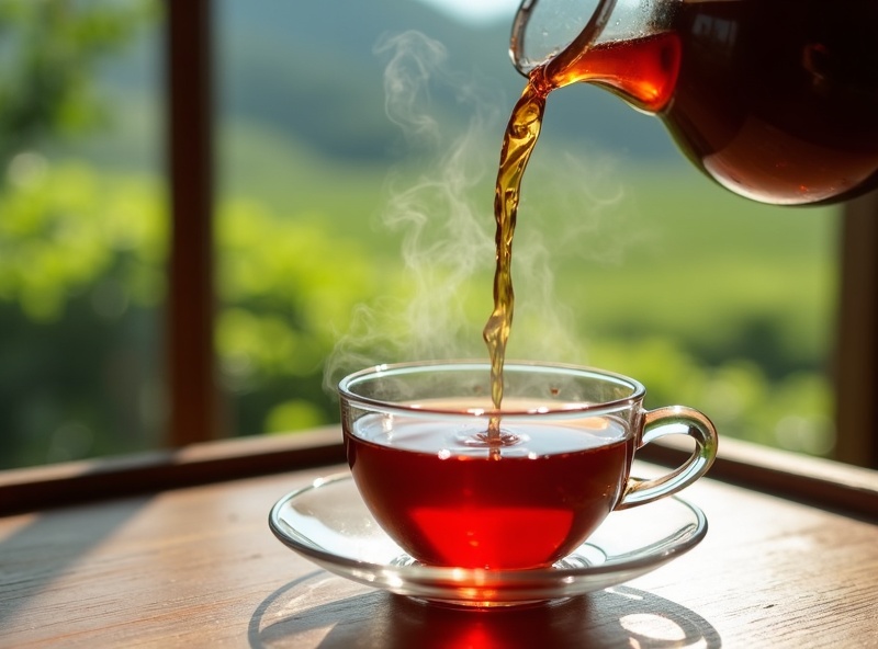 琉球紅茶の水色